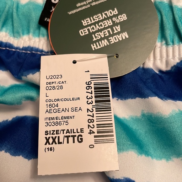 Place Sport (The Children Place) swim trunks color Aegean Sea, size XXL (16) - Picture 16 of 16